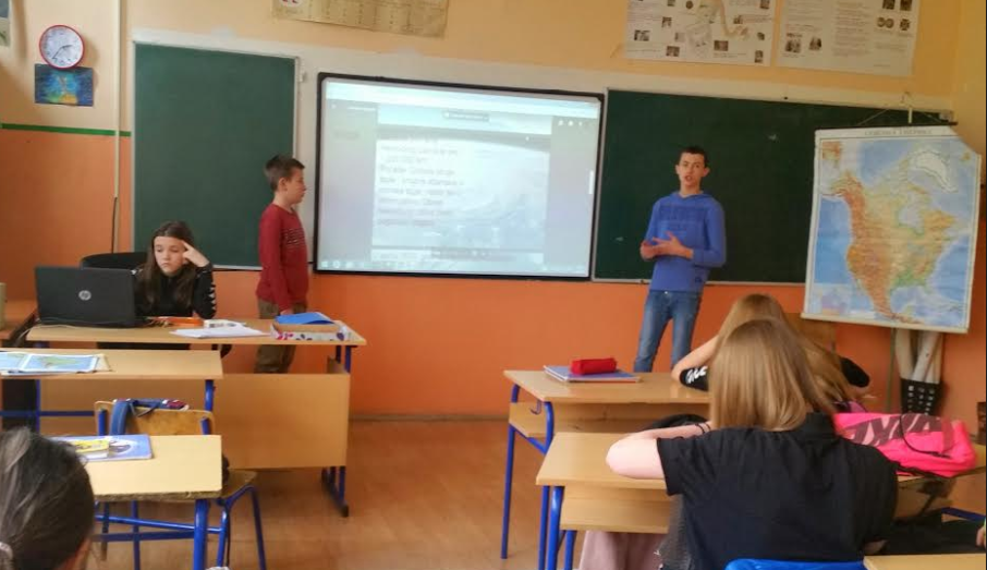 Излагање ученичке презентације на тему 'Мексички залив'